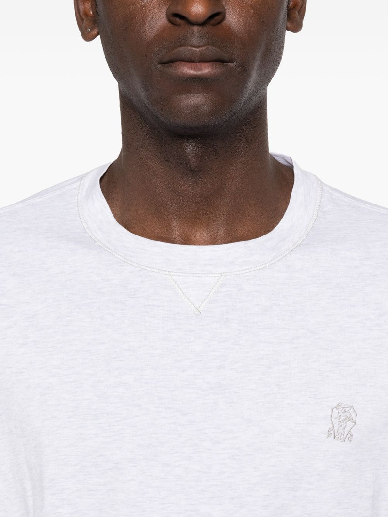 crew-neck logo T-shirt 5