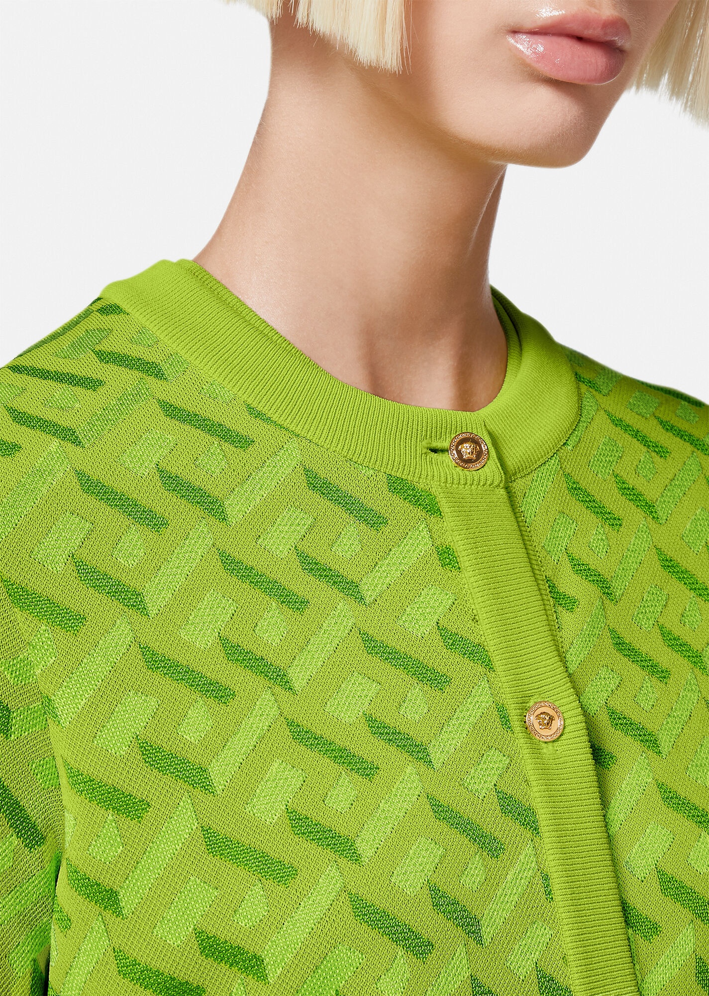 La Greca Jacquard Cardigan - 5