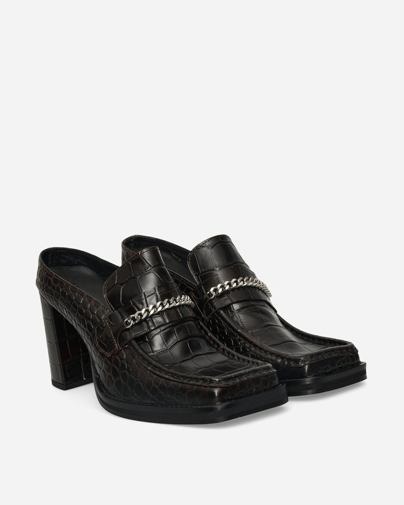 Martine Rose Women's Square Toe Heels Brown outlook