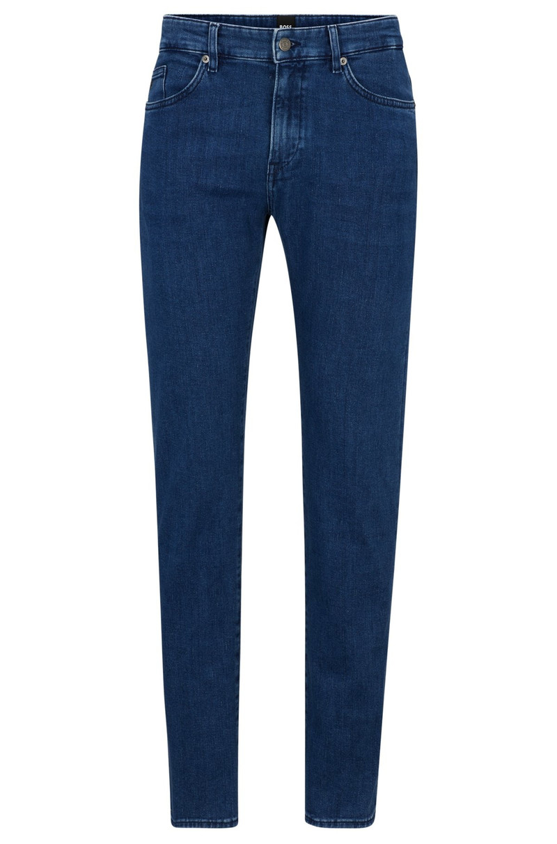 SLIM-FIT JEANS IN BLUE ITALIAN DENIM 1