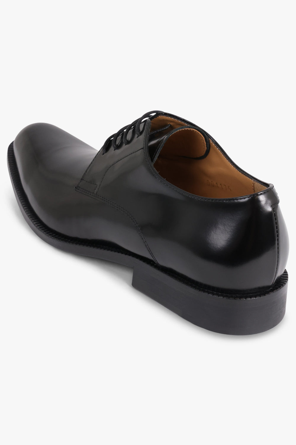 SHINY HEELED BROGUE | BLACK - 3