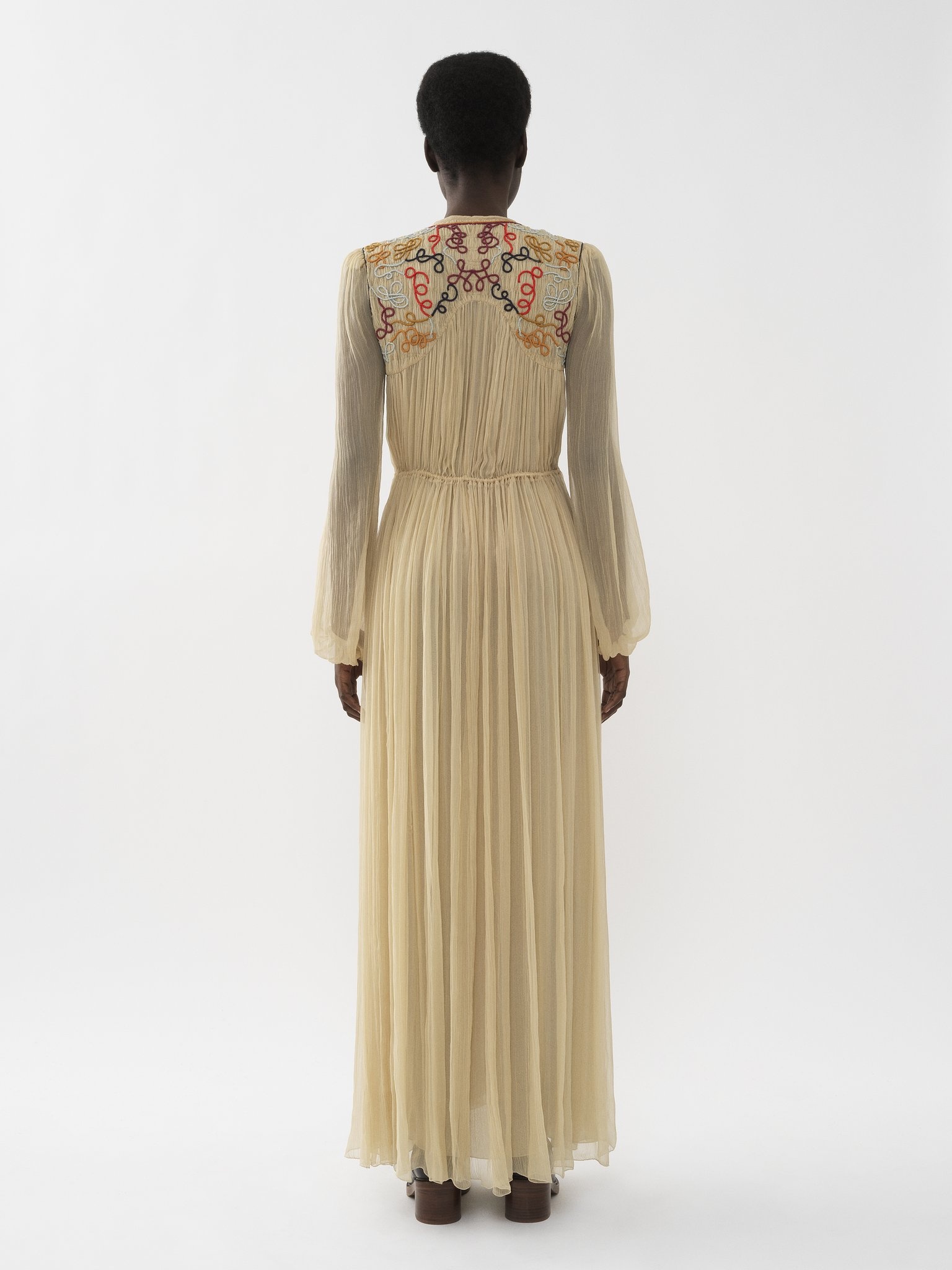 EMBROIDERED SHIRT DRESS - 3