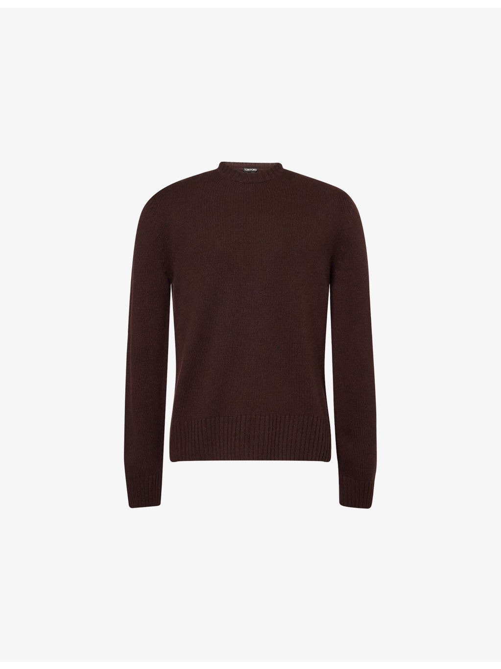 Crewneck Ribbed Cashmere-Knit Jumper - 1