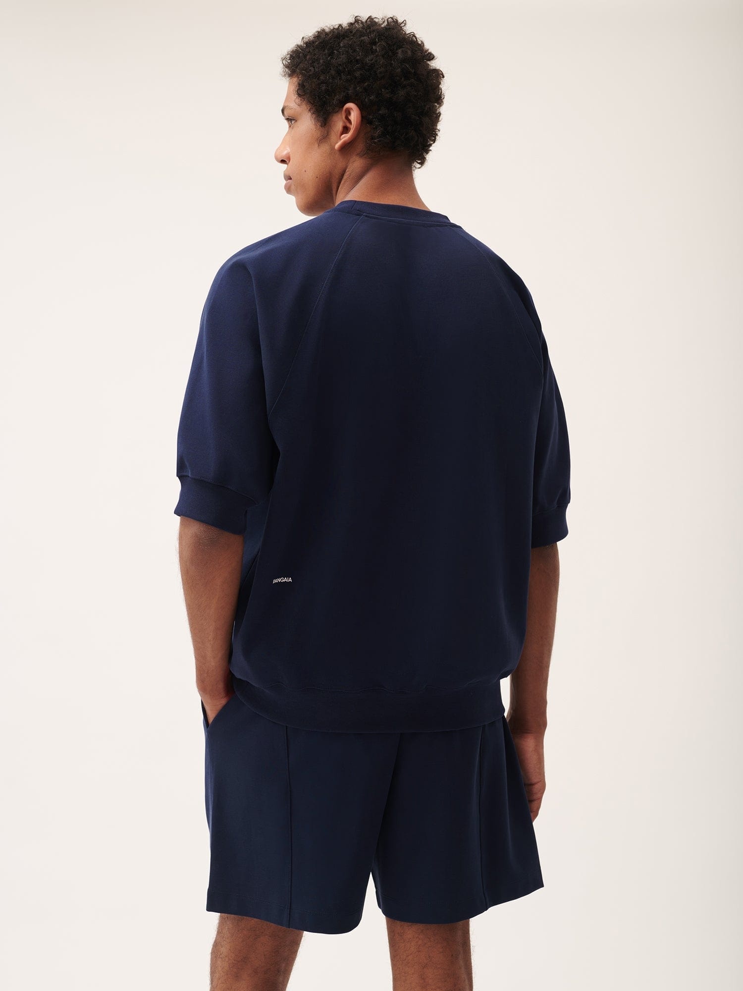 Mens DNA Double Jersey Short Sleeve Top - Navy - 3
