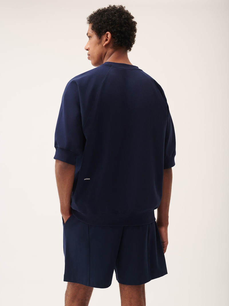 Mens DNA Double Jersey Short Sleeve Top - Navy 3