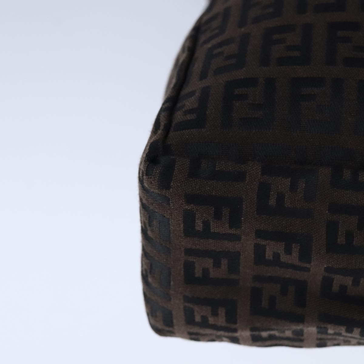 FENDI Zucchino Canvas Tote Bag Brown - 15