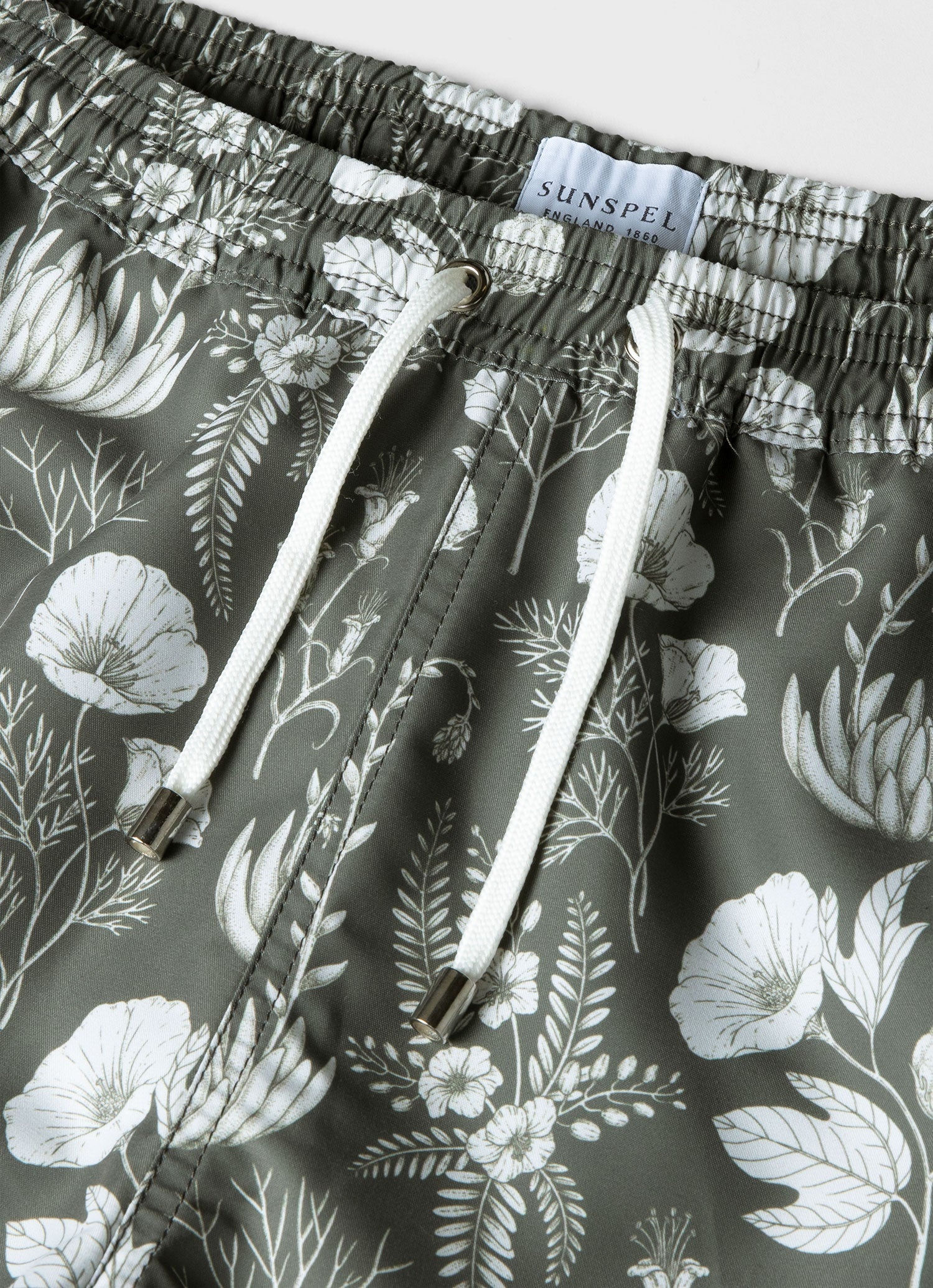 Leaf Print Swim Short - 4