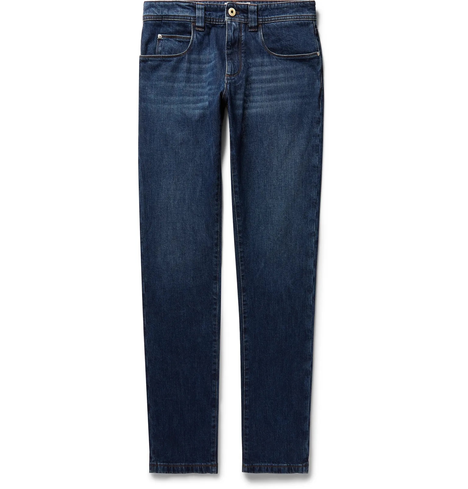 Slim-Fit Stretch-Denim Jeans - 1