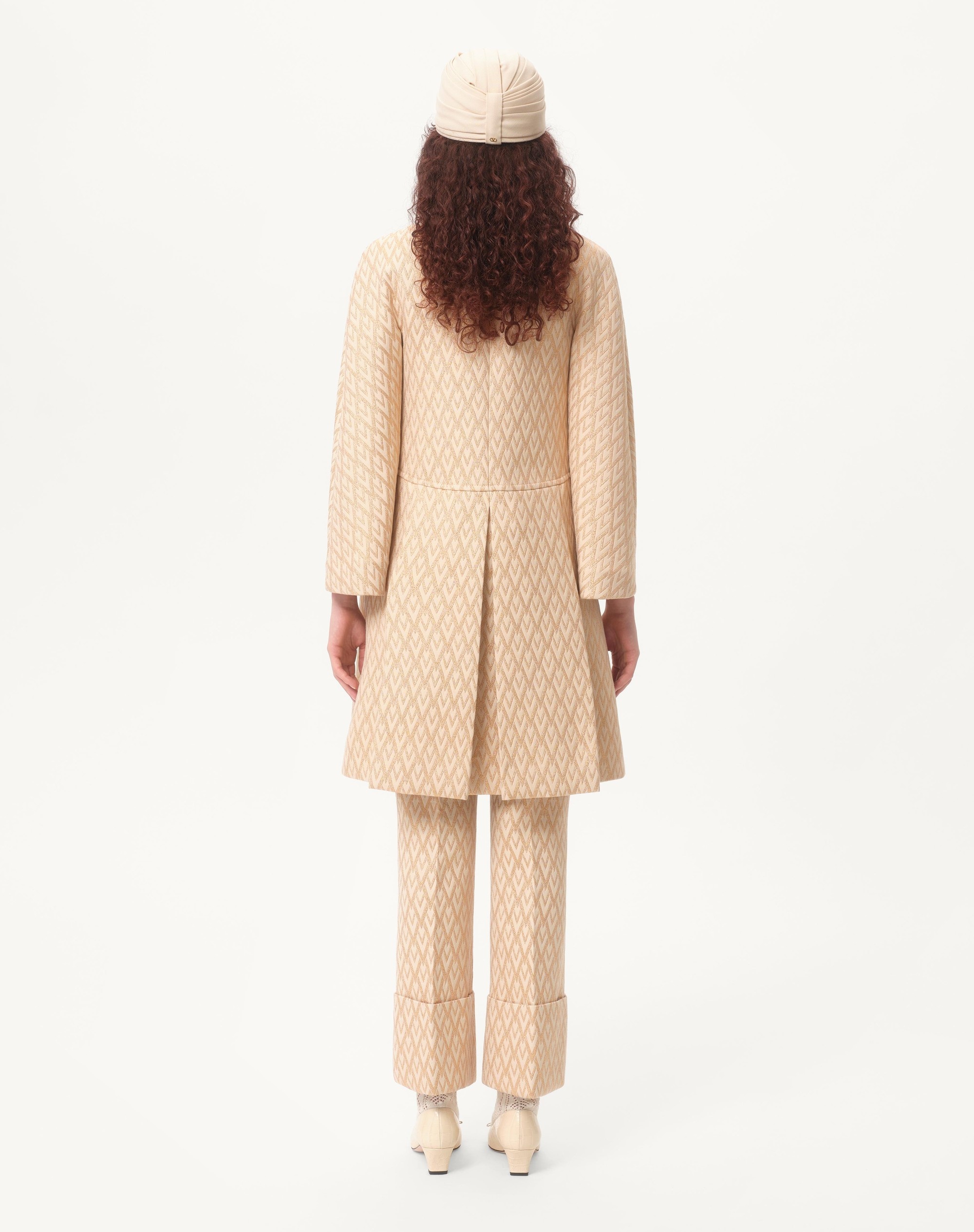 LUREX JACQUARD TOUTE LA V COAT - 8