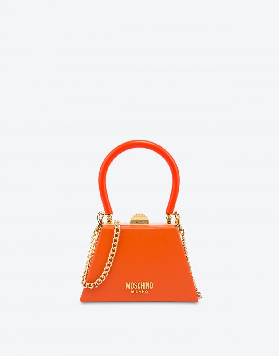 CALFSKIN TRAPEZE BAG - 1