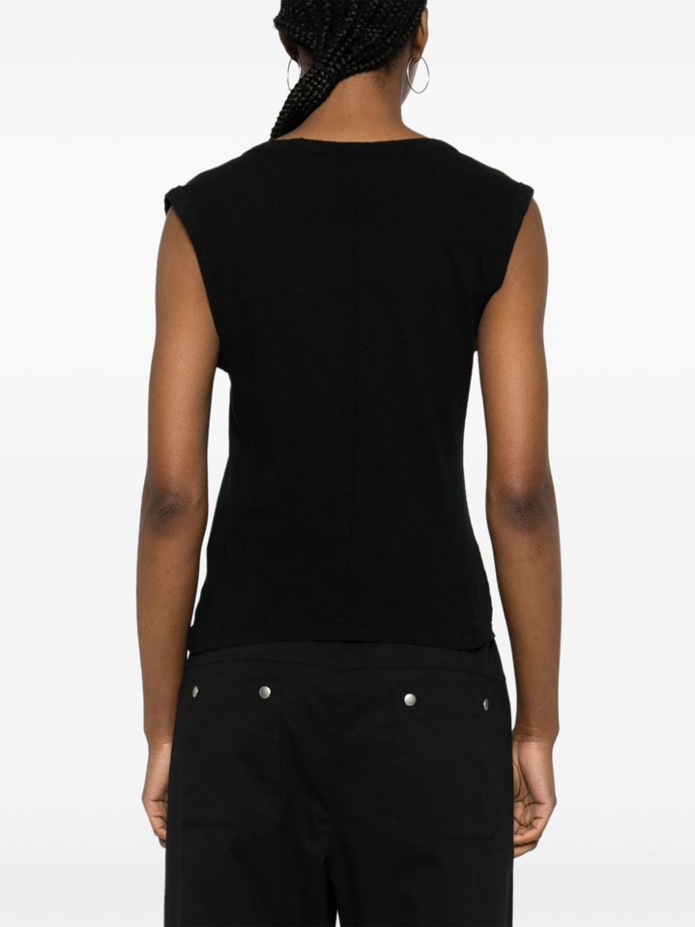 scoop neck tank top - 4