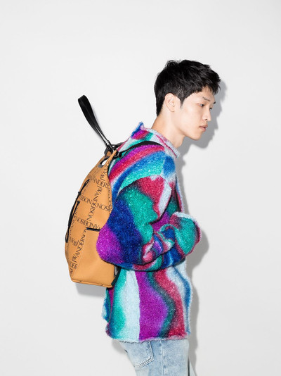 JW Anderson Anchor logo-print backpack outlook