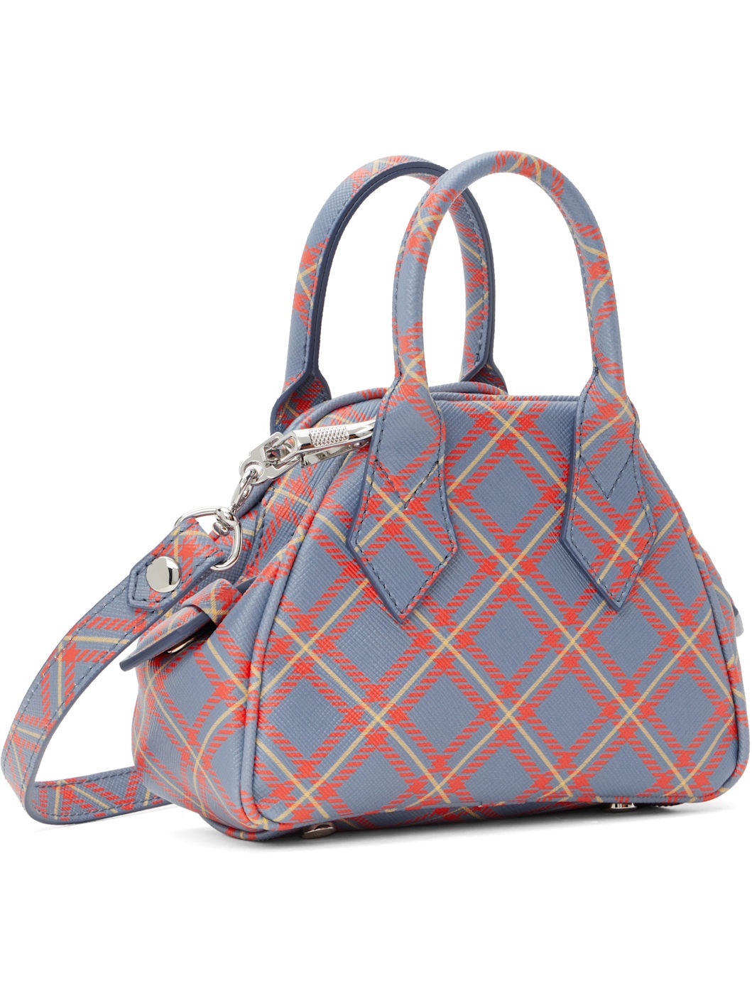 Blue & Orange Mini Yasmine Bag - 3
