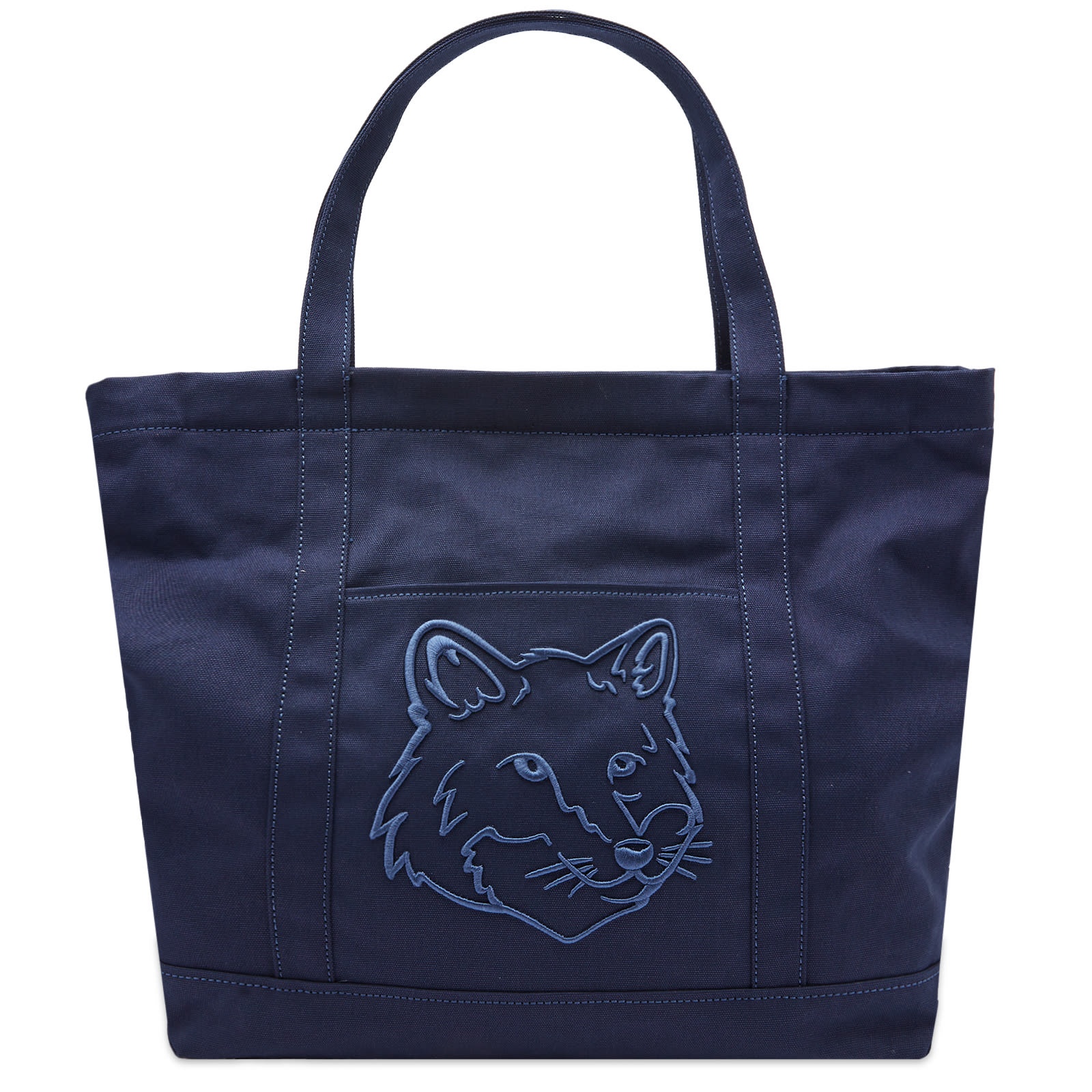 Maison Kitsune Fox Head Large Tote Bag - 1