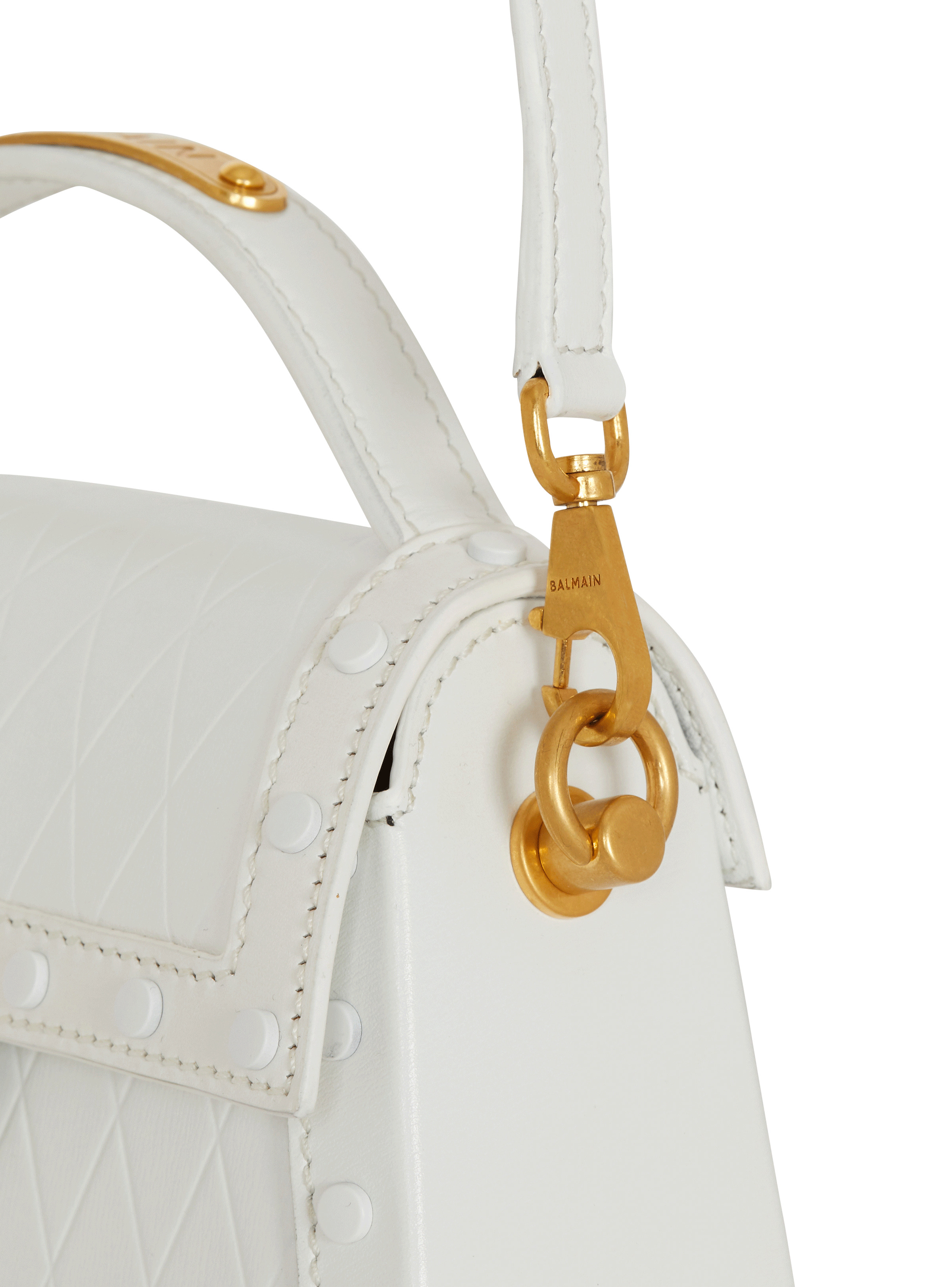 B-Buzz Dynasty bag in grid-embossed calfskin - 5