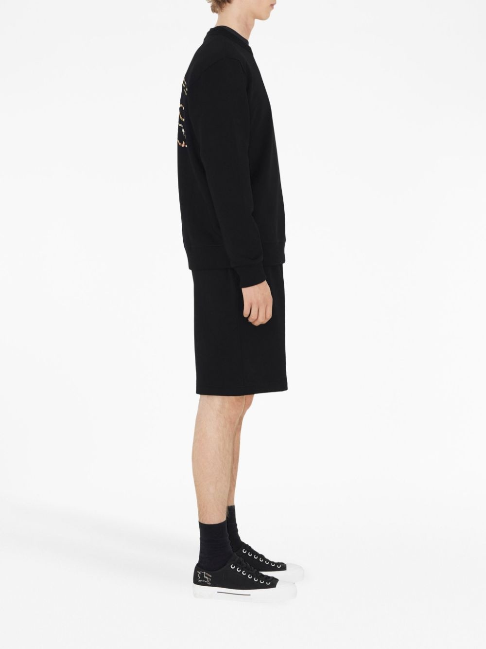 Check EKD cotton sweatshirt - 3