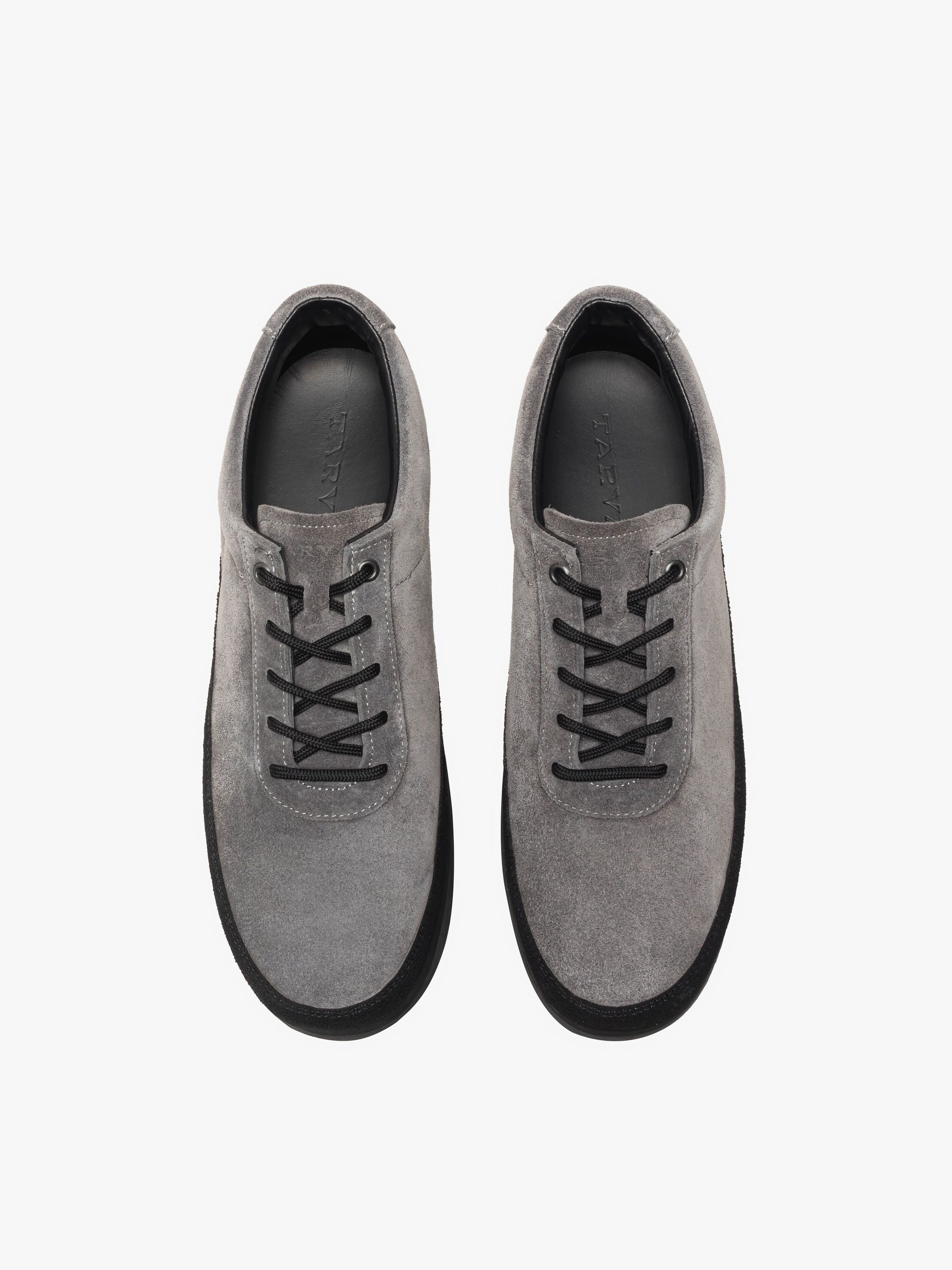 TARVAS DARK GREY SUEDE EXPLORER SHOES - 3