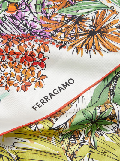 FERRAGAMO Jungle print silk foulard outlook
