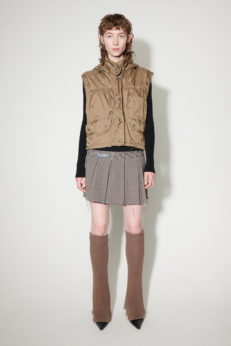 Our Legacy Exhale Puffa Vest Cavalry Olive Aero Nylon outlook