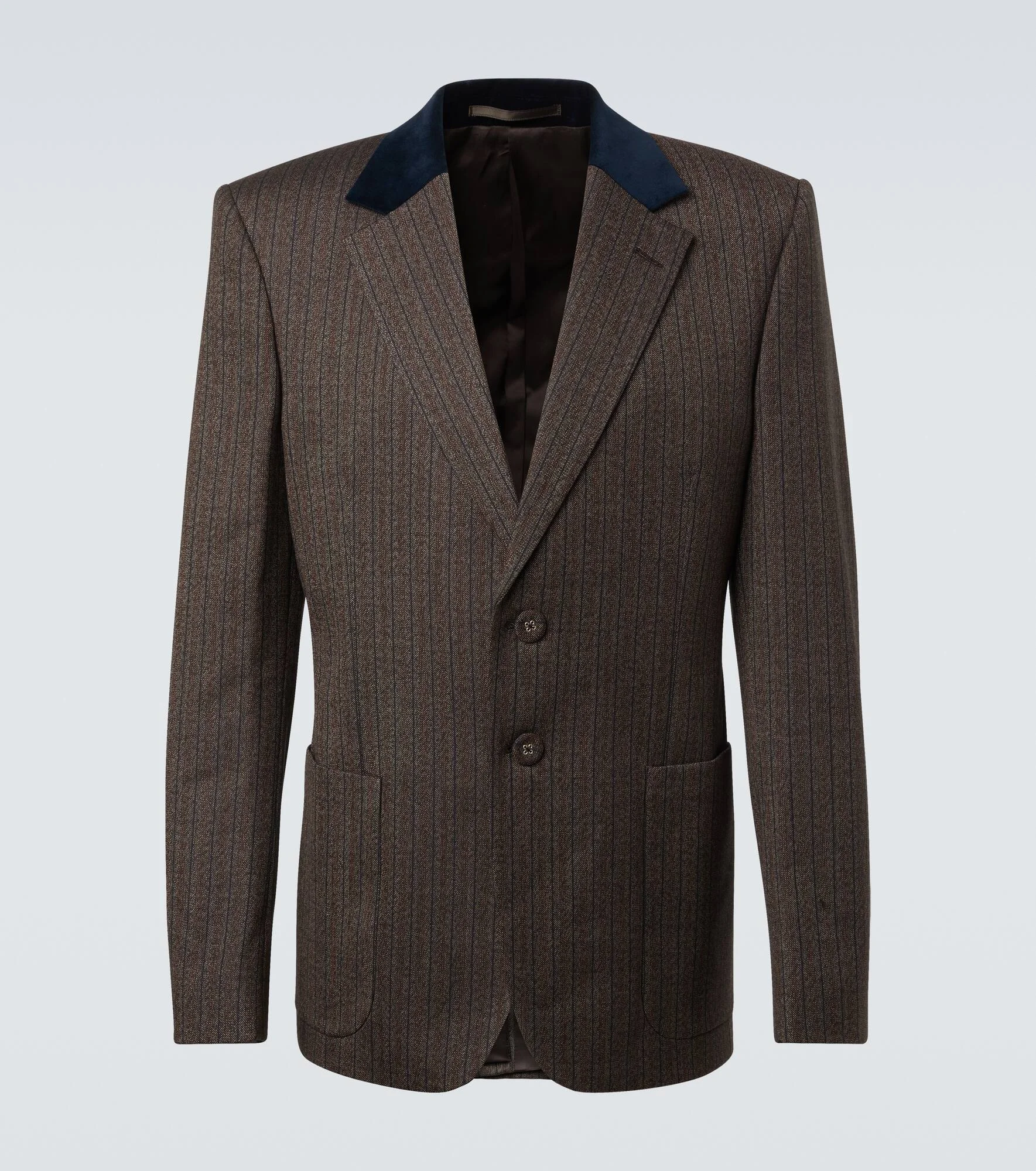 Alto pinstripe wool-blend blazer - 1
