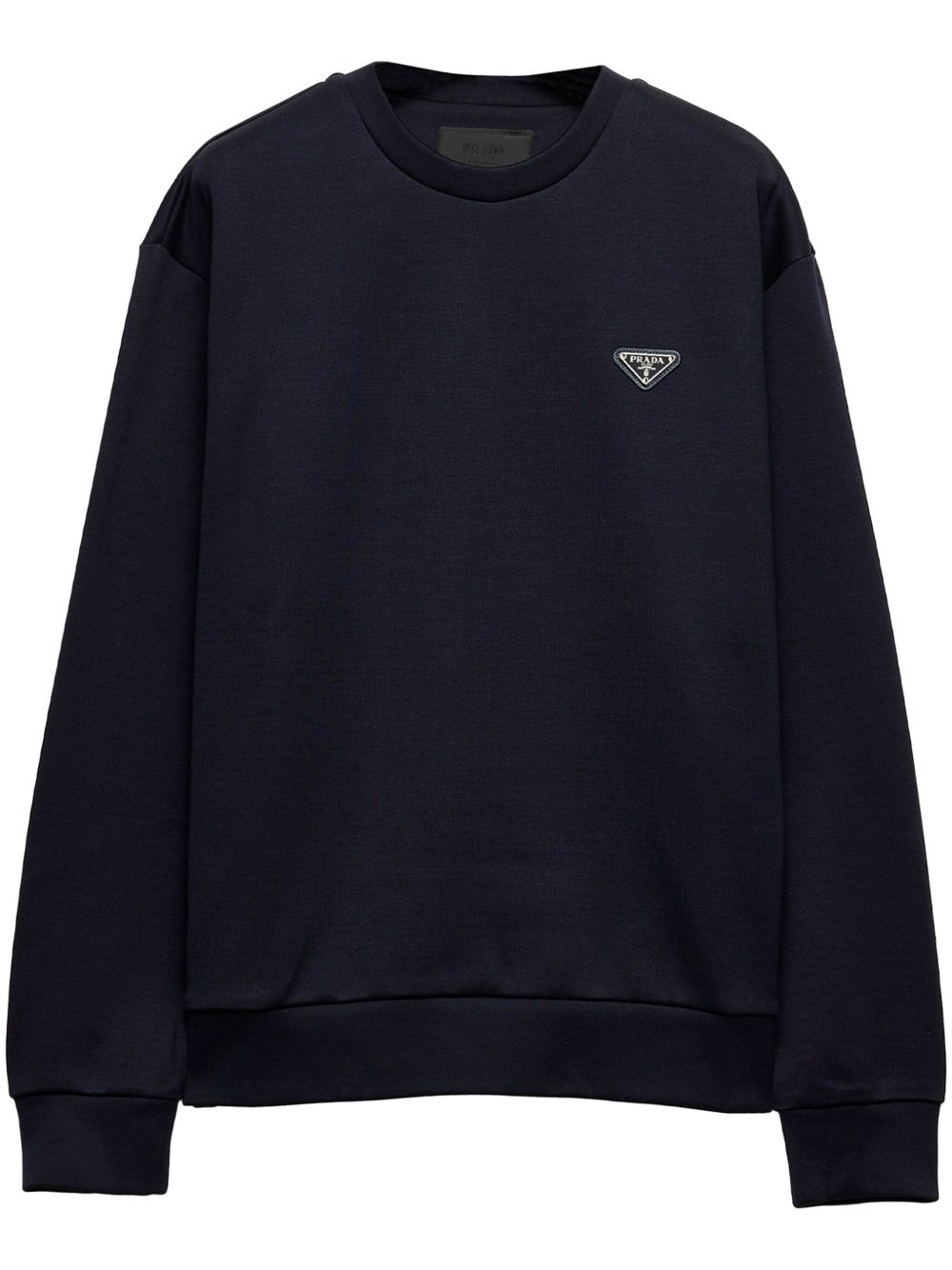 triangle-logo sweatshirt - 1