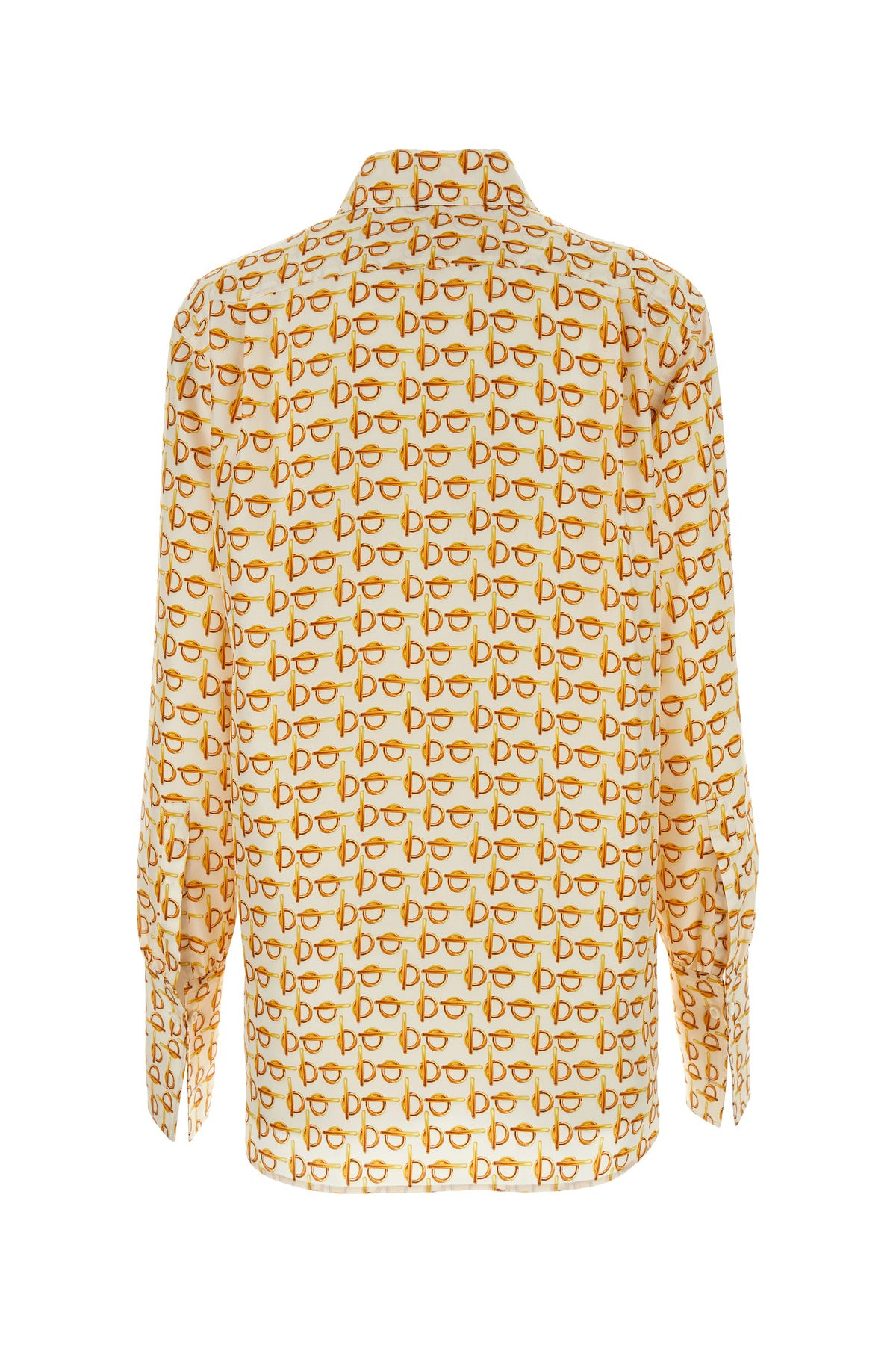 Printed silk B shirt - 3