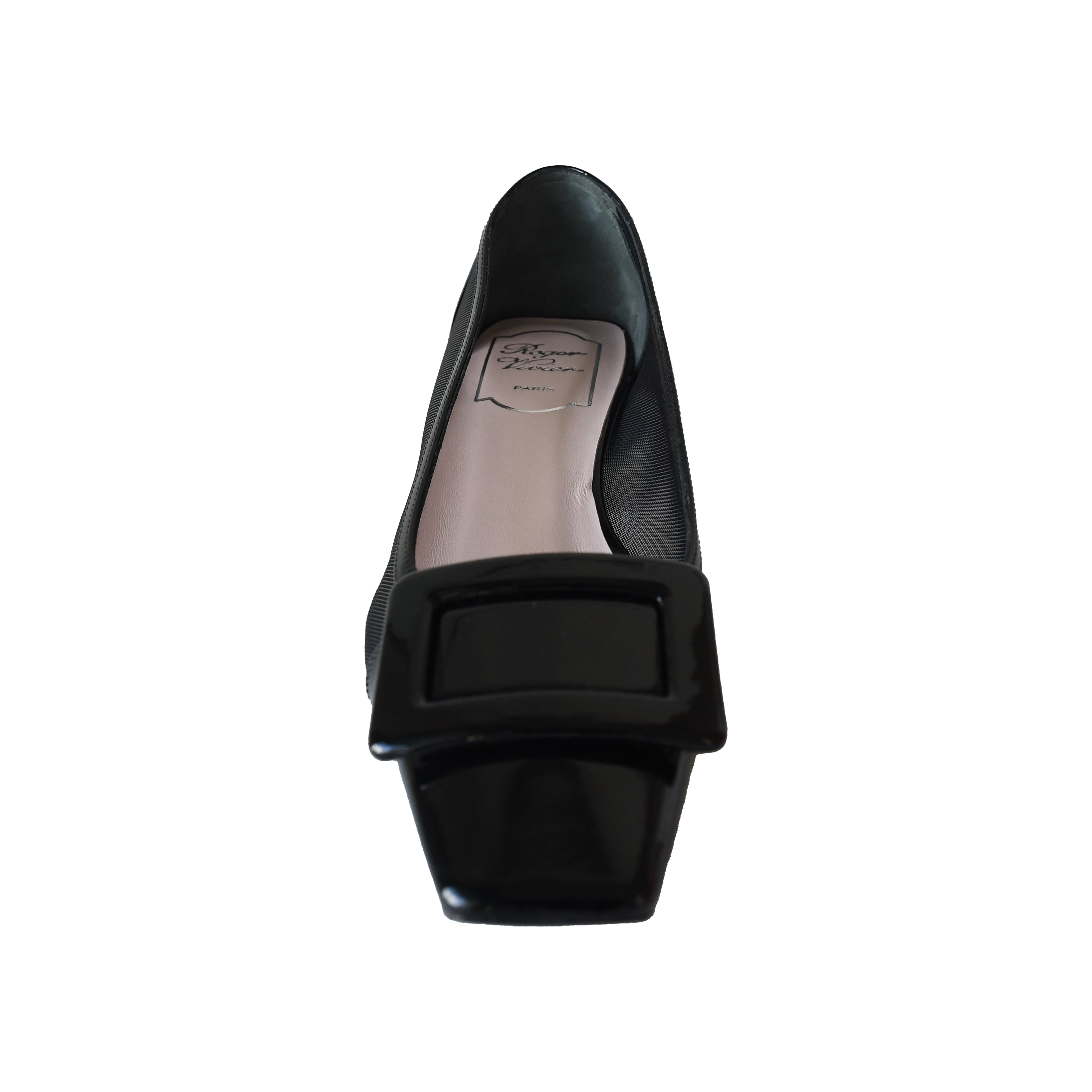 Roger Vivier Belle Vivier Net Pumps Black - 5