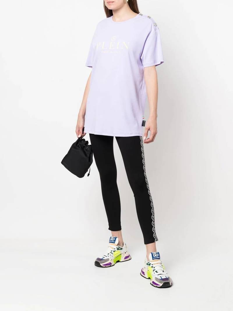 PHILIPP PLEIN Hexagon-print leggings outlook