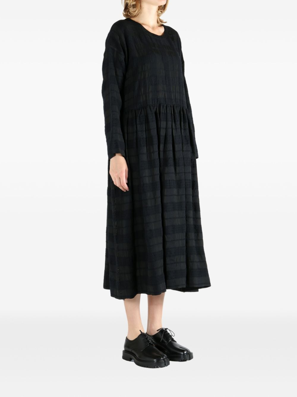 Alexa checked gathered dress - 3