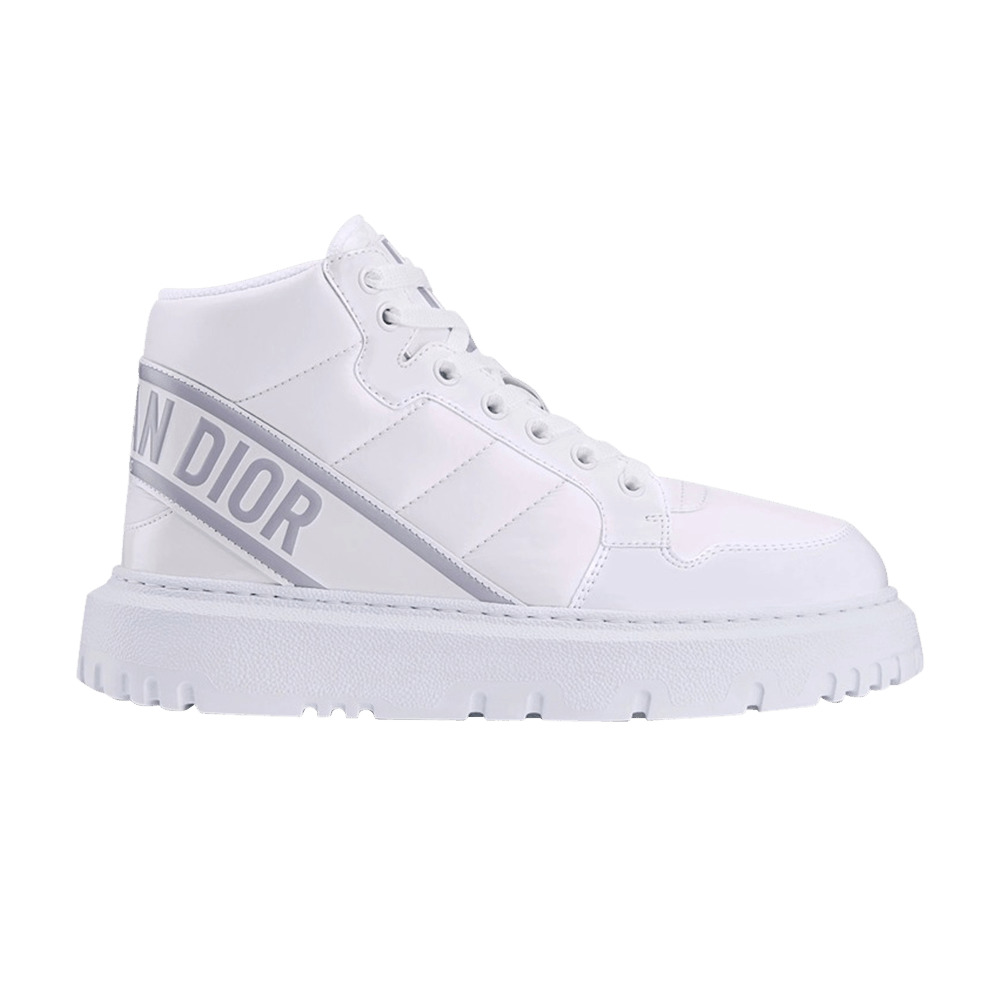 Dior Wmns D-Player 'Quilted Nylon - White Grey' - 1