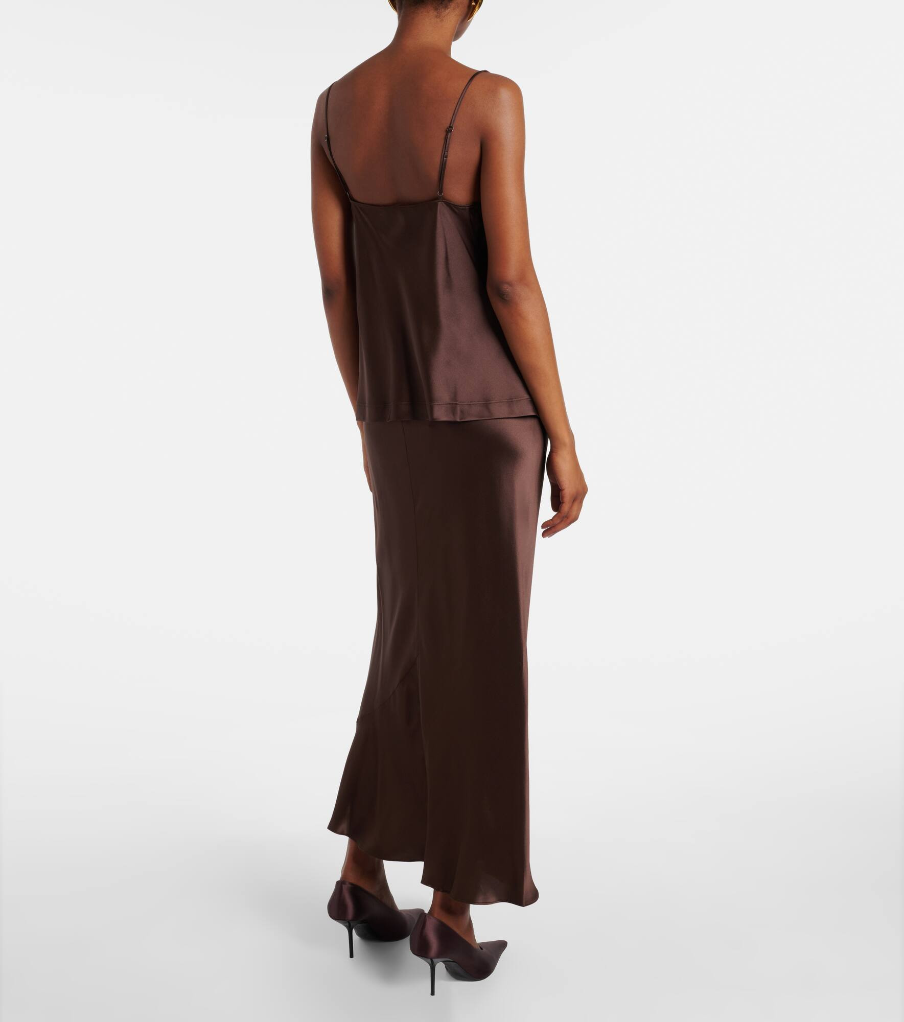 Sense of Shine II silk-blend satin camisole - 3