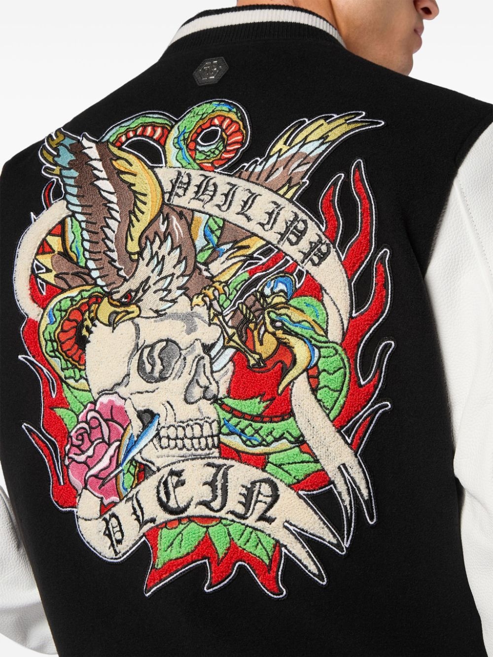 tattoo-patches bomber jacket - 5