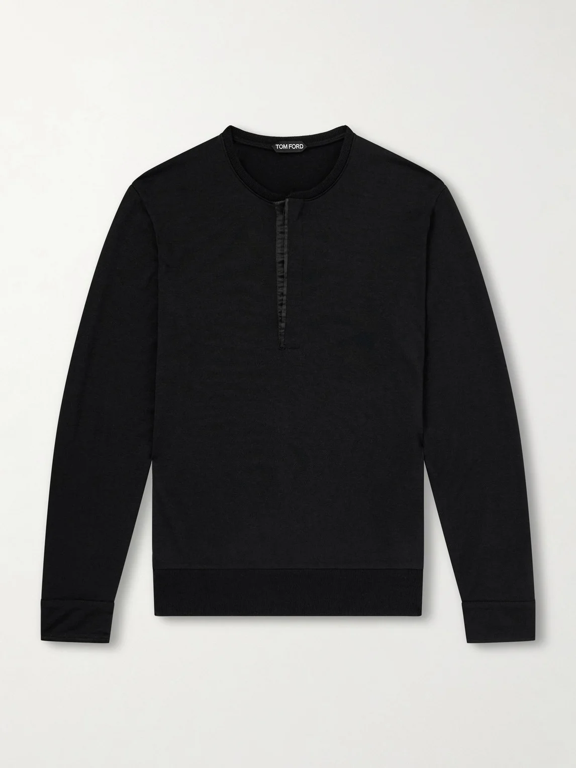 Slim-Fit Cashmere, Wool and Silk-Blend Sweatshirt - 1