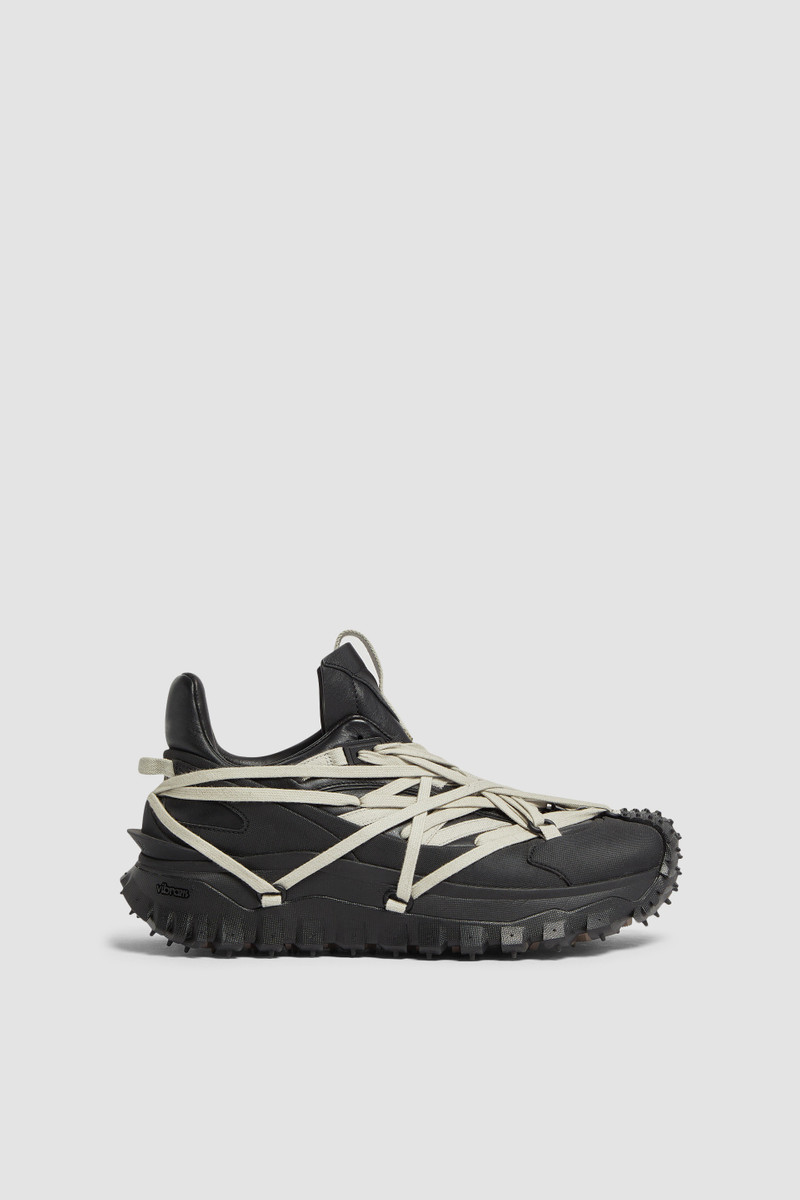 Moncler + Rick Owens Trailgrip MEGALACE Leather Sneakers - 1