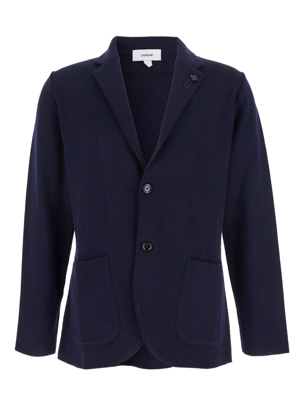 knitted two-button blazer - 1