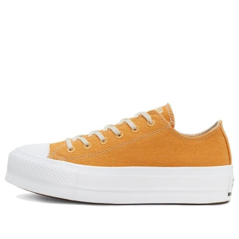 (WMNS) Converse Renew Cotton Chuck Taylor All Star Platform Low 'Sunflower Gold' 567104C - 1