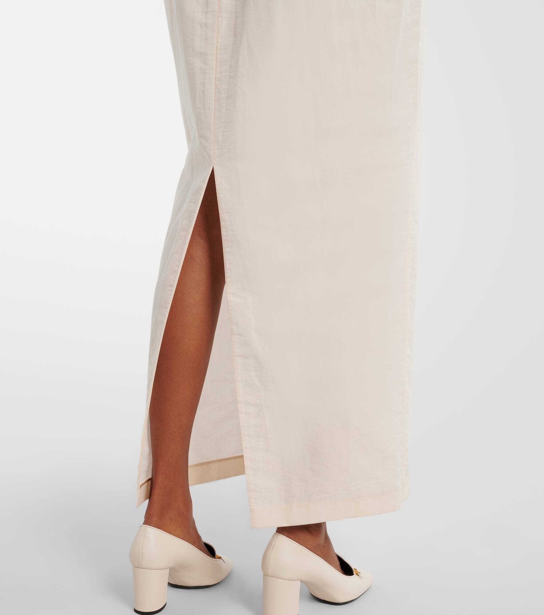 Webster silk and cotton organza maxi dress - 5