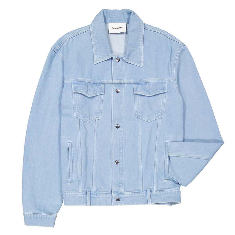 Nanushka Eco Light Wash Boyce Denim Jacket - 2