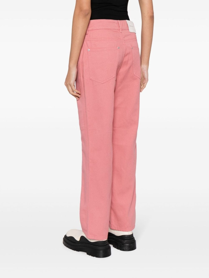 high-waist straight-leg jeans 4