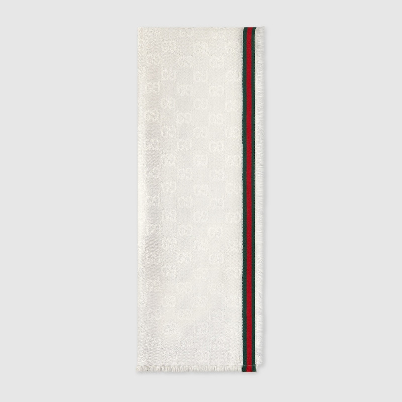 GG silk cotton stole 1