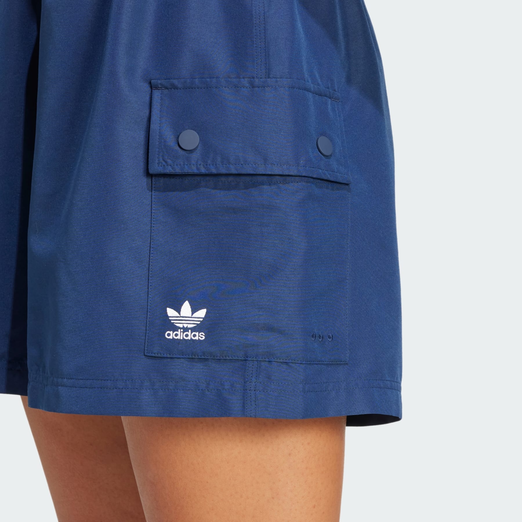 Essentials Woven High-Waist Cargo Shorts - 5