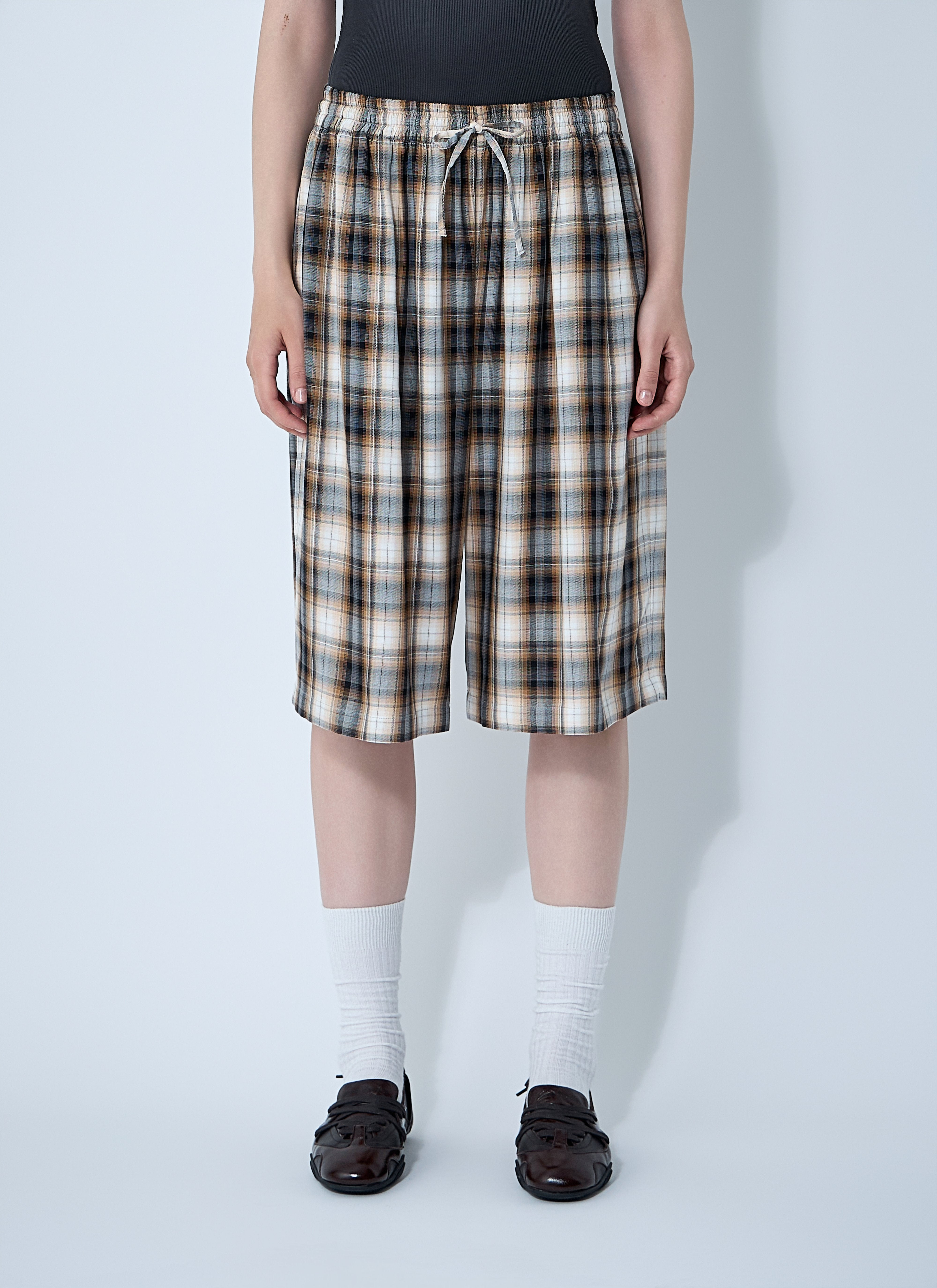 Acne Studios Men Check Shorts - 7