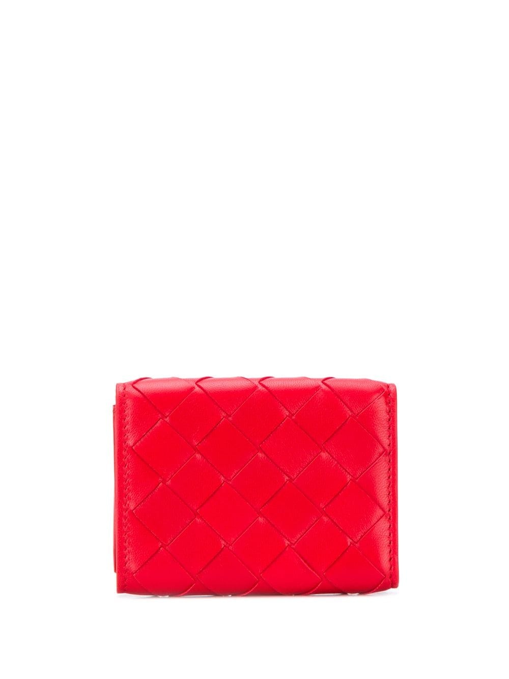 Intrecciato weave tri-fold wallet - 2