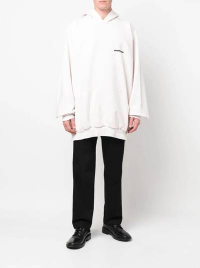 BALENCIAGA Strike 1917 logo oversized hoodie outlook