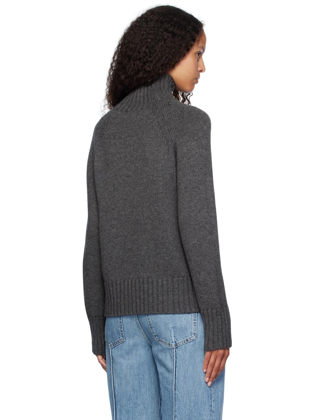 Gray Mantova Turtleneck - 3