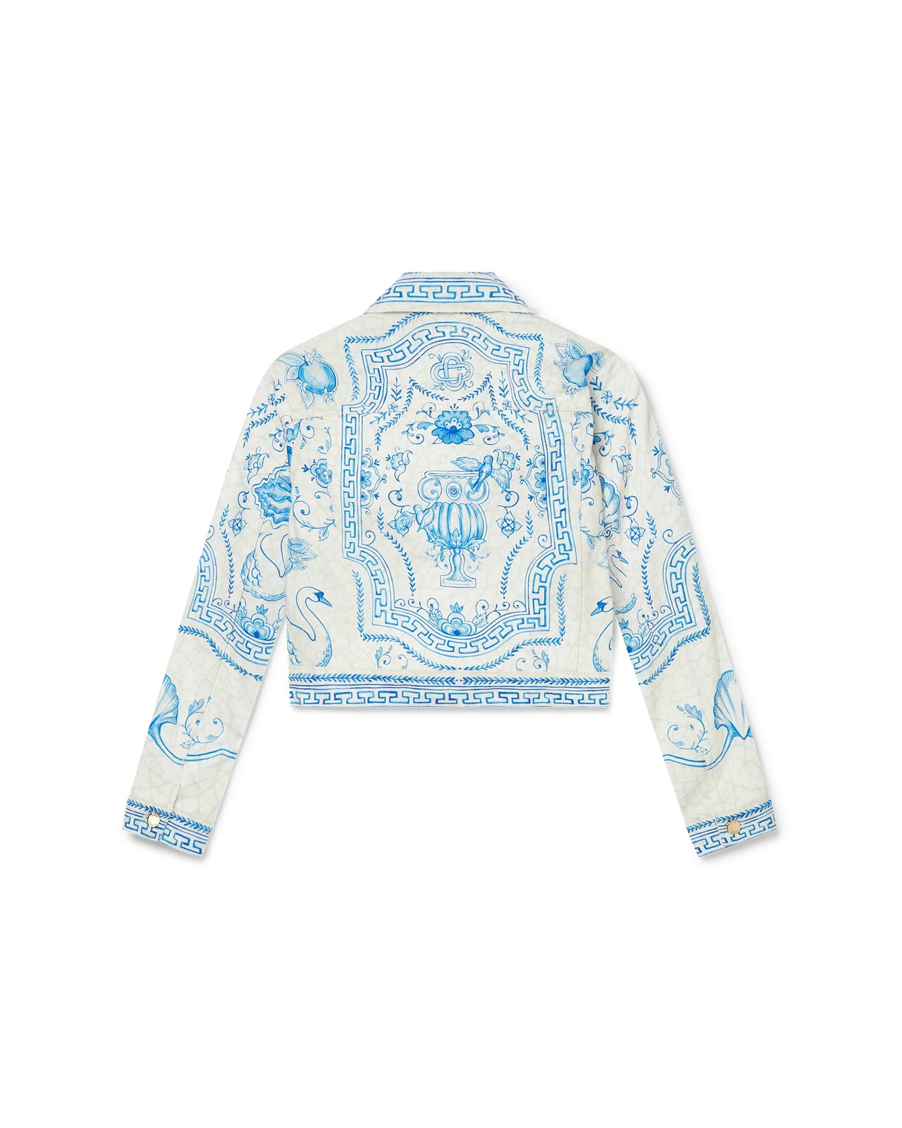 Plat A Dessert Classic Printed Denim Jacket - 4