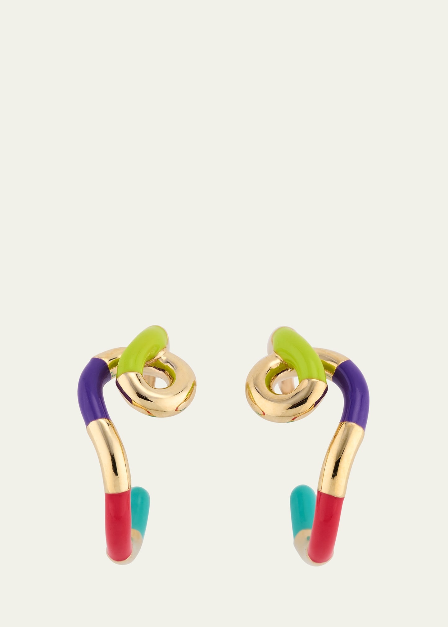 Multi Frequency Hoop Earrings - 1