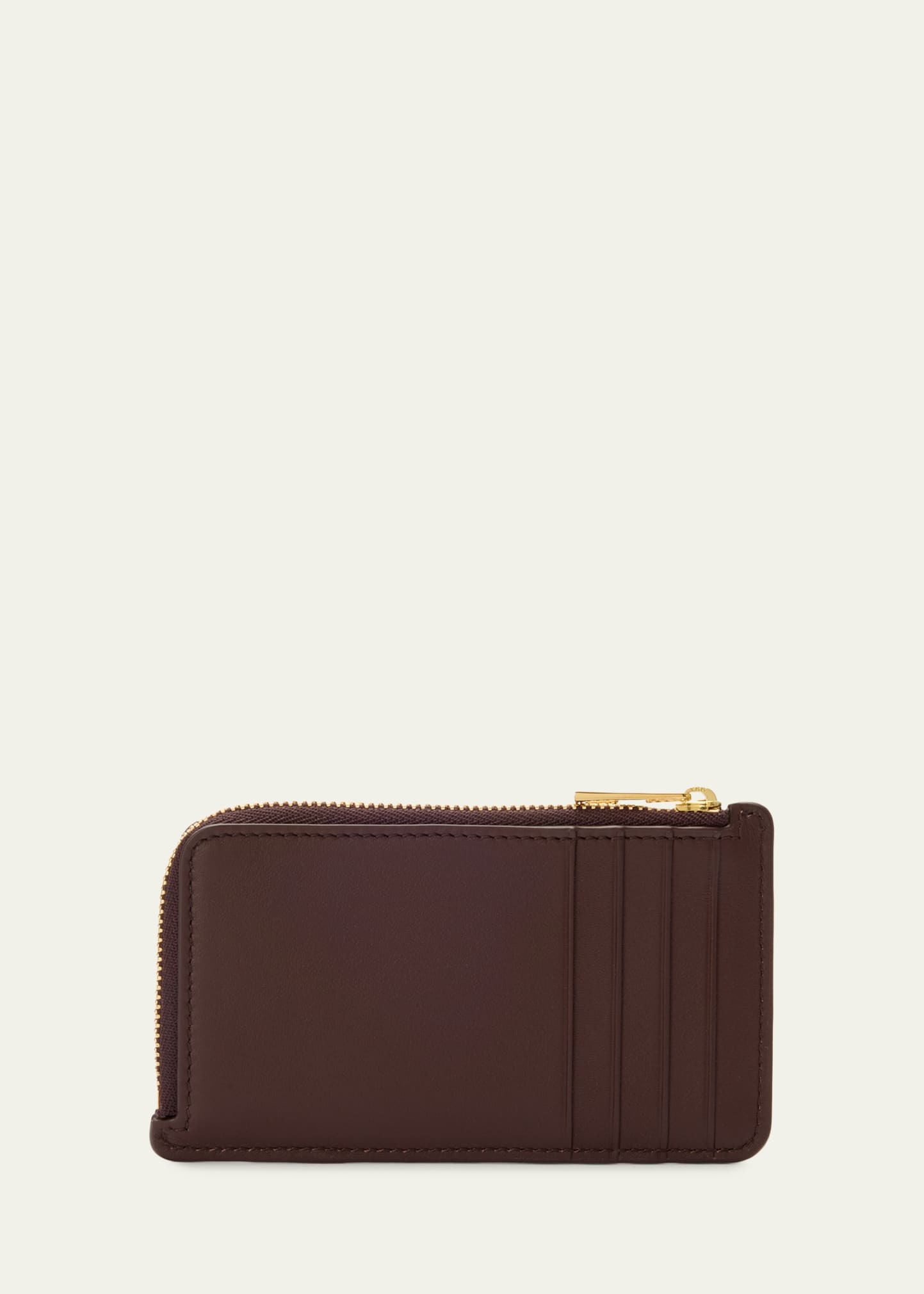 Landscape Card Holder in Calfskin Leather - 2