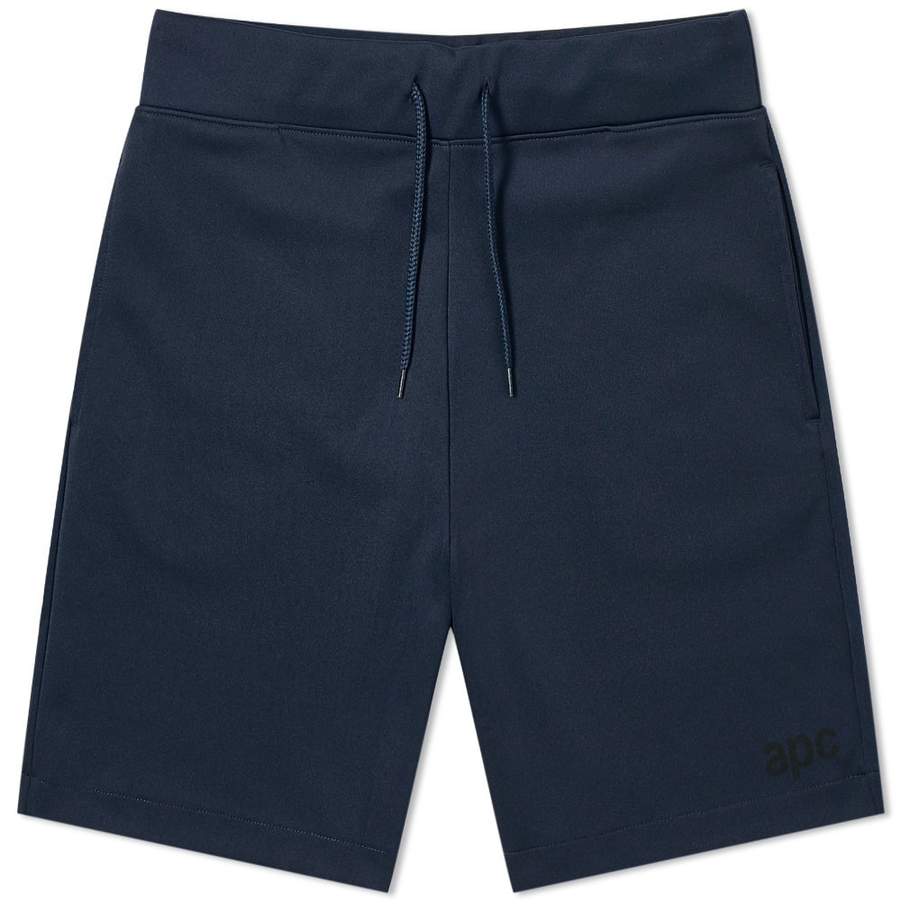 A.P.C. Elliott Logo Sweat Short - 1