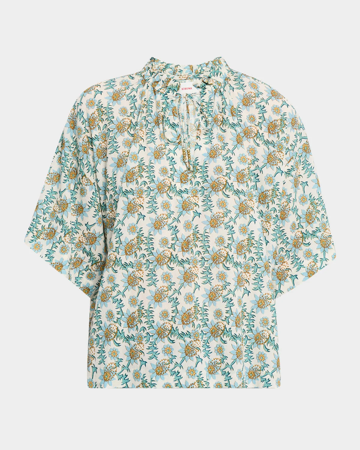 Meadow Floral-Print Cotton Top - 1